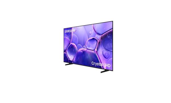 Samsung 65 Inch Crystal UHD TV, U8000F, 4K, Crystal Processor 4K, MetalStream Design, Knox Security, Endless Free Content, Smart TV, UA65U8000FUXZN (2025 - UAE Version) U8000F BLACK