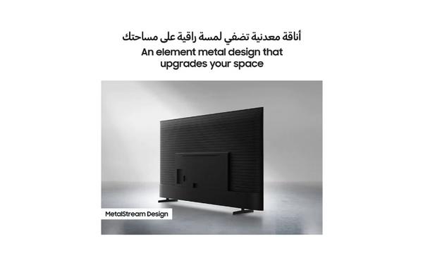 Samsung 65 Inch Crystal UHD TV, U8000F, 4K, Crystal Processor 4K, MetalStream Design, Knox Security, Endless Free Content, Smart TV, UA65U8000FUXZN (2025 - UAE Version) U8000F BLACK