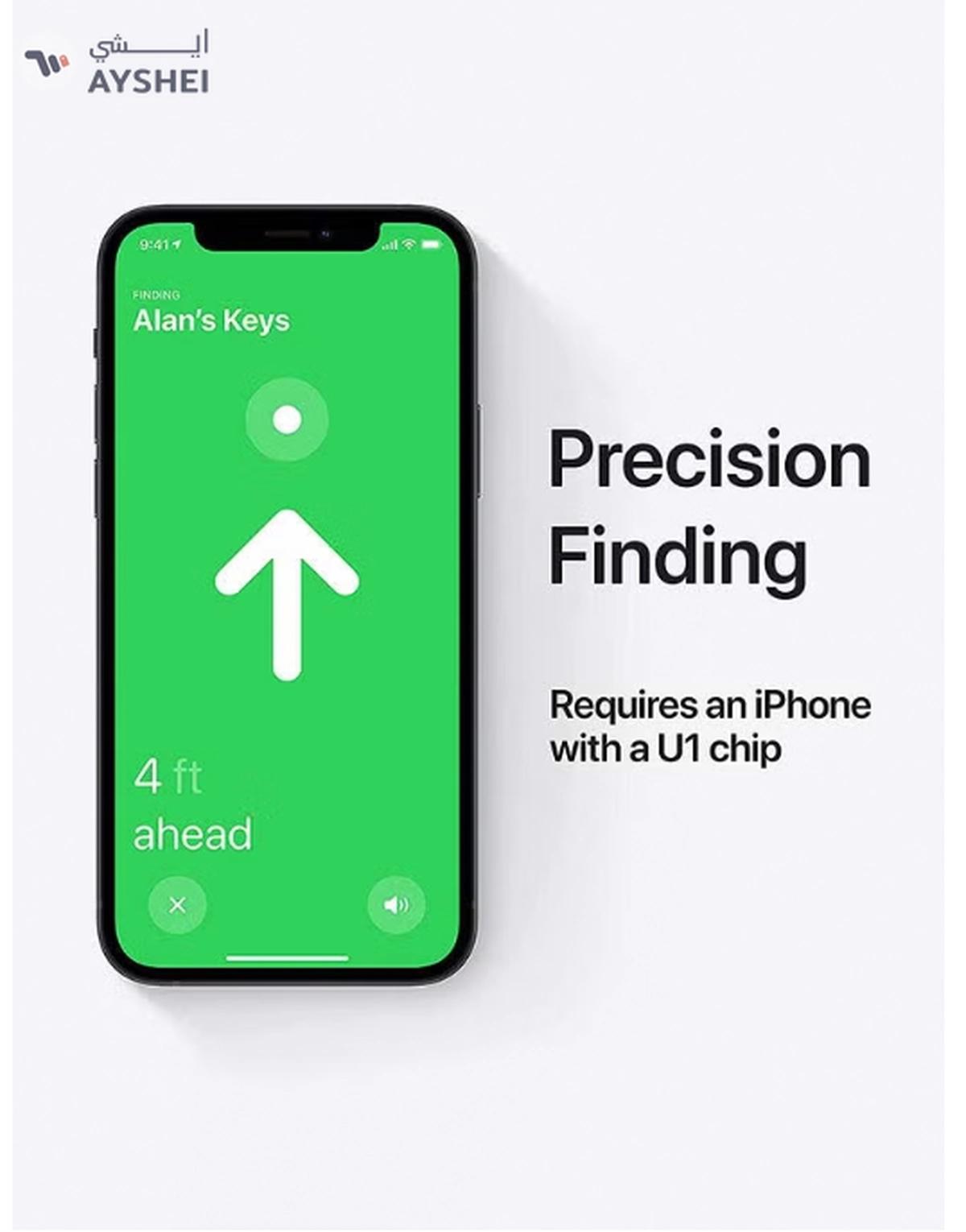 Apple AirTag Pack of 1 White-2-2