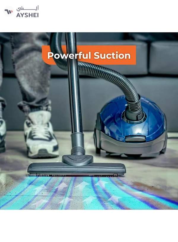 GEEPAS Preview Vacuum Cleaner With Powerful Suction, Low Noise Design, Dust Full Indicator, Flexible Hose With Air Flow On Handle, Plastic Insert Tube, Dustbag 1.5L, Pedal Switch And Auto Rewinding Wire 1.5 L 1400 W GVC2595 1.5 L 1400 W GVC2595 Red