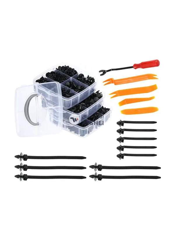 Generic 655-Piece Car Push Retainer Clip And Fastener Kit