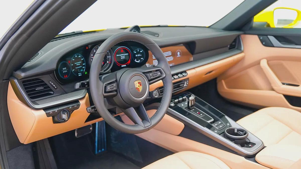 Special Offer | AED 8,499 PM | Low KM, Up to 3 Years Warranty | 2024 Porsche 911 Carrera Cabriolet-3-3