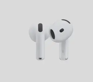 Apple AirPods 4 Wireless Earbuds, Bluetooth Headphones, Personalized Spatial Audio, Sweat and Water Resistant