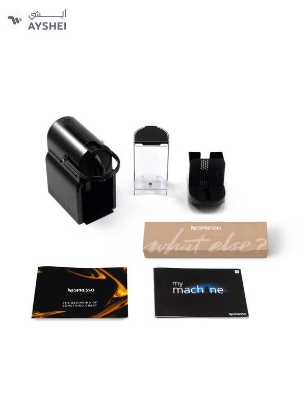 Nespresso Inissia D40 Espresso Capsule Coffee Machine, 19 Bar Pressure 0.7 L 1260 W NN-D40-ME-BK-NE5 / NN-D40-EU-BK-NE5 Black