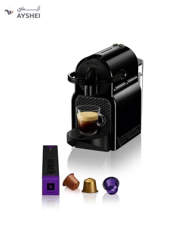 Nespresso Inissia D40 Espresso Capsule Coffee Machine, 19 Bar Pressure 0.7 L 1260 W NN-D40-ME-BK-NE5 / NN-D40-EU-BK-NE5 Black