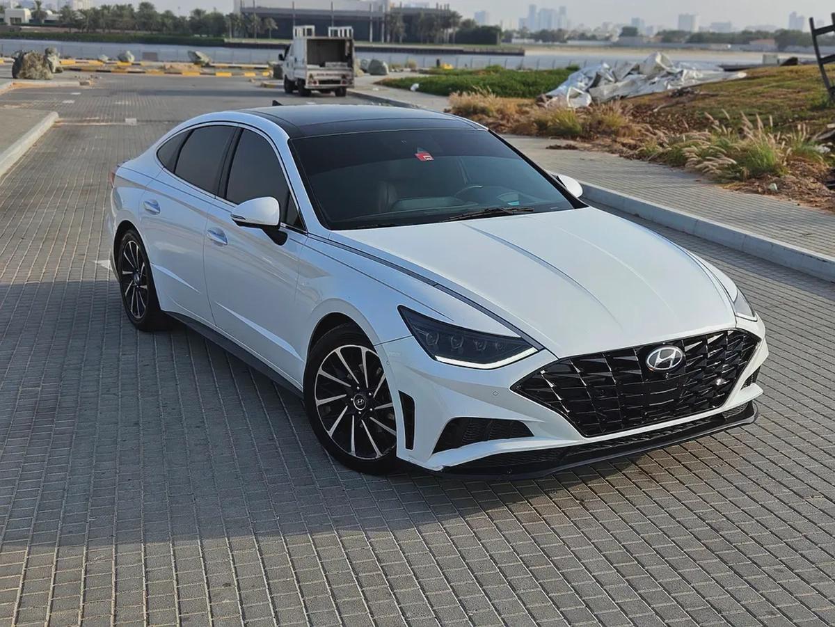 Hyundai Sonata 2021 US Specs Clean Car Full Option Top Luxury 1.6 Turbo Premium Condition-0-0