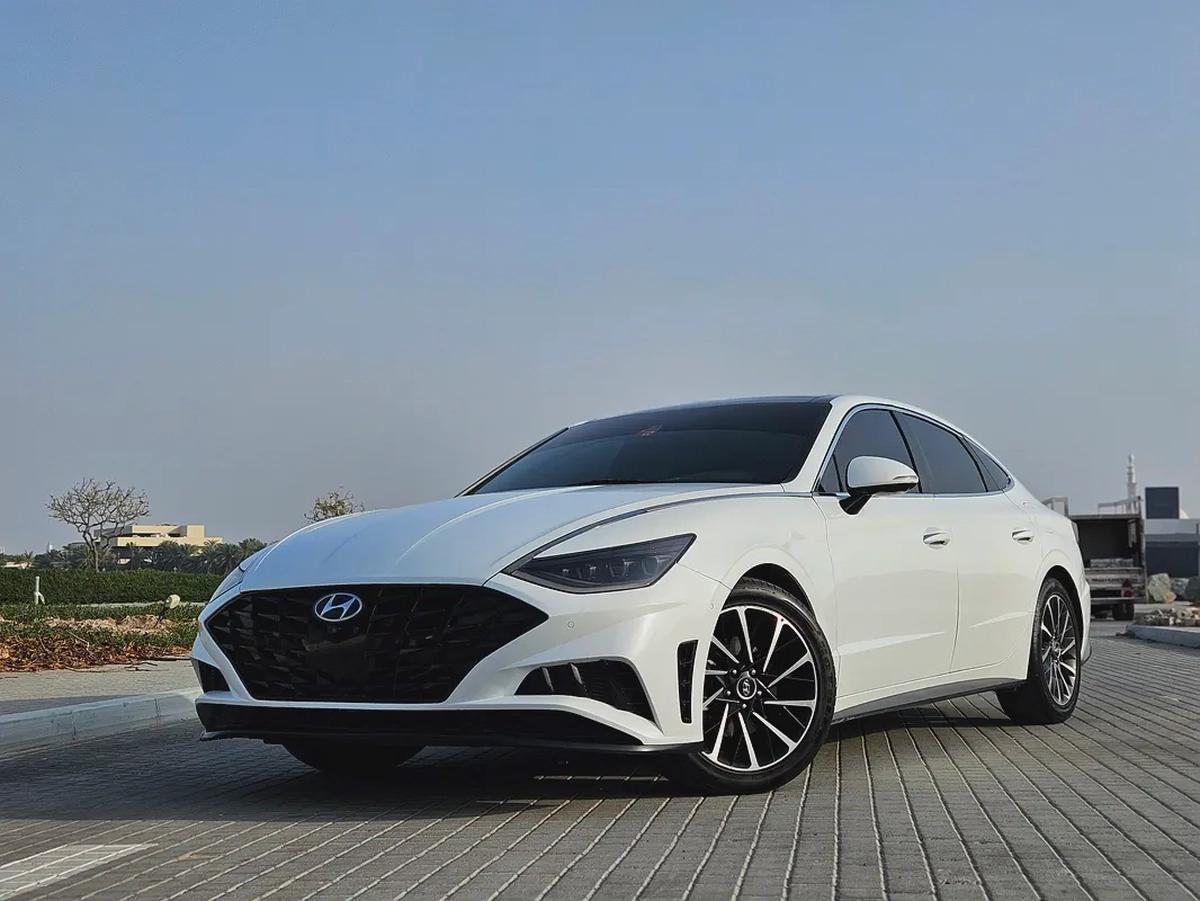 Hyundai Sonata 2021 US Specs Clean Car Full Option Top Luxury 1.6 Turbo Premium Condition-2-2