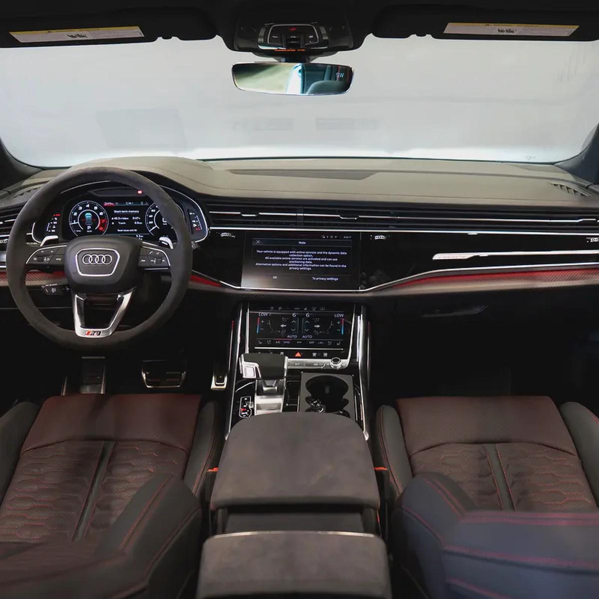 AED 12,840 pm • 0% Down payment • Audi RS Q8 Performance • Agency warranty-7-7