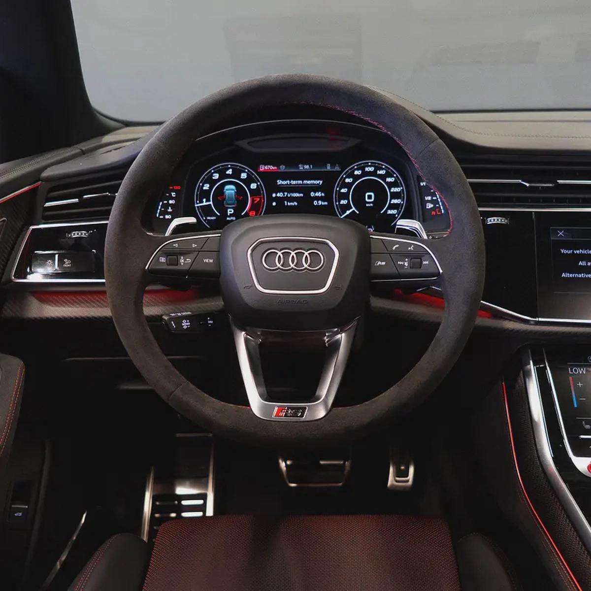 AED 12,840 pm • 0% Down payment • Audi RS Q8 Performance • Agency warranty-9-9