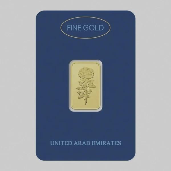 Dubai Gold 10 Grams Pure 999.9 Fine Gold Bar - Variable Design