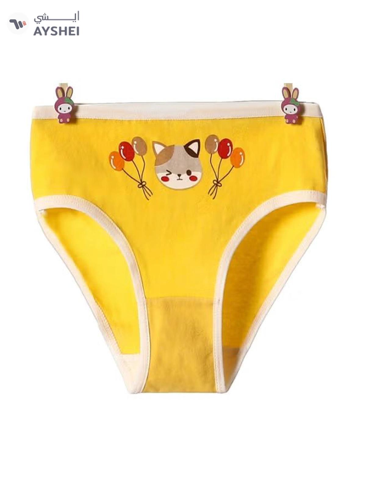 Babyqlo 4 Pack Cats Printed Panty Multicolour-2-2