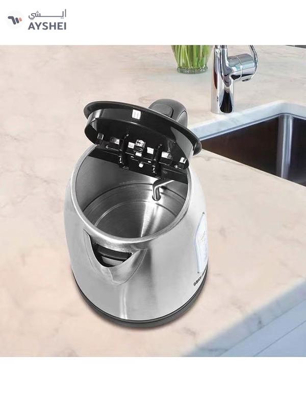 Russell Hobbs Victory Electric Kettle, Rapid Boil, Quiet, Perfect Pour, Energy Efficient, Stainless Steel 1 L 2400 W 24990GCC Silver/Black