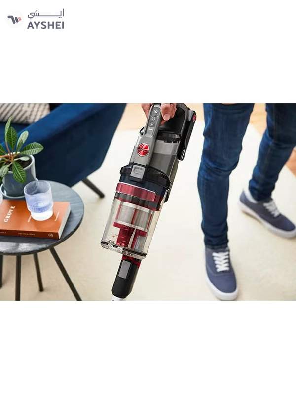 HOOVER ONEPWR Emerge Cordless Stick Vacuum Cleaner, Lightweight And Versatile, Long Lasting Battery, Cord-Free, Boost Mode, Up To 40 Minutes Runtime, Optimized For Every Floor - 0.6 L 265 W CLSV-VPME Silver