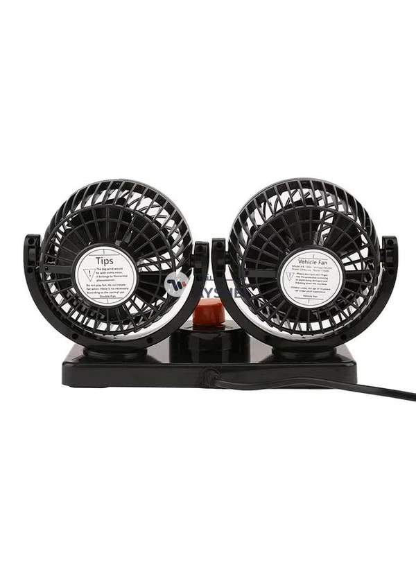 LESHP Dual Head Dashboard Car Cooling Fan