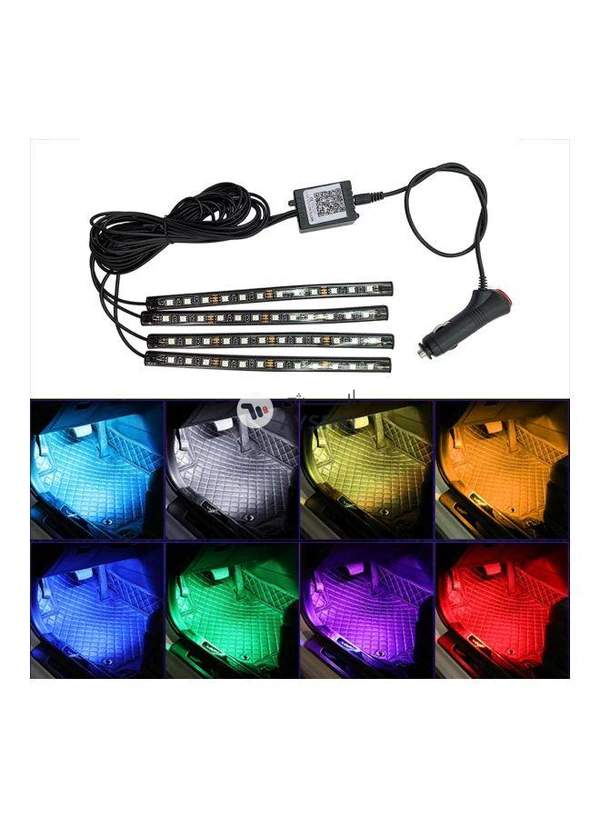 Generic 4-Piece Interior LED Car Lamp