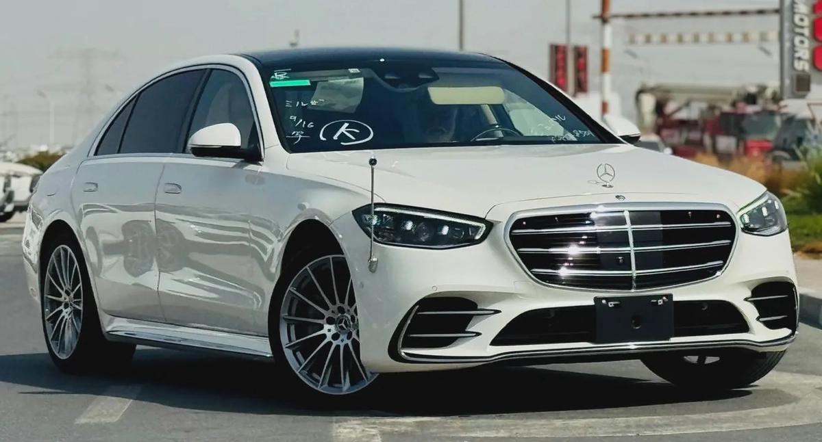 BENZ S580 | LONG | 2023 | BEIGE INTERIOR | ONLY : 20329 KM | JAPAN IMPORT | CLEAN TITLE-0-0