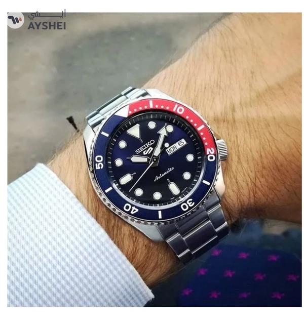 Seiko Men's 5 Sports Water Resistant Stainless Steel Analog Watch SRPD53K1