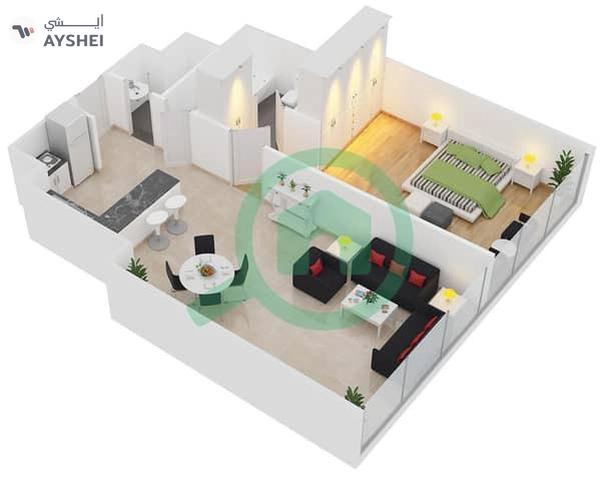 The Gate Tower 1, The Gate Tower, Shams Gate District, Shams Abu Dhabi, Al Reem Island, Abu Dhabi