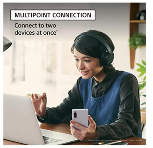 Sony WH-CH720 Noise Cancelling Wireless Headphones Bluetooth Over The Ear With Mic