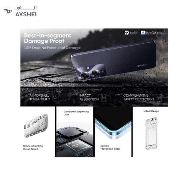 Realme Note 60 Dual SIM Voyage Blue 4GB RAM 128GB 4G - Middle East Version