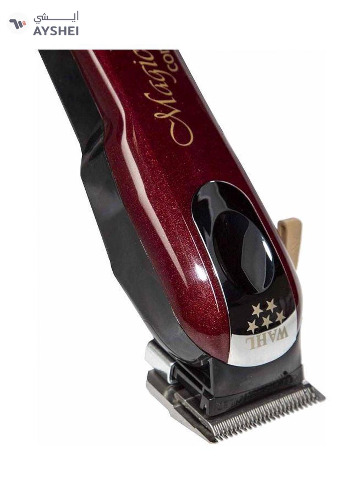 WAHL Magic Clip Cordless Clipper Maroon/Silver 0.8-2.5mm-1-portrait