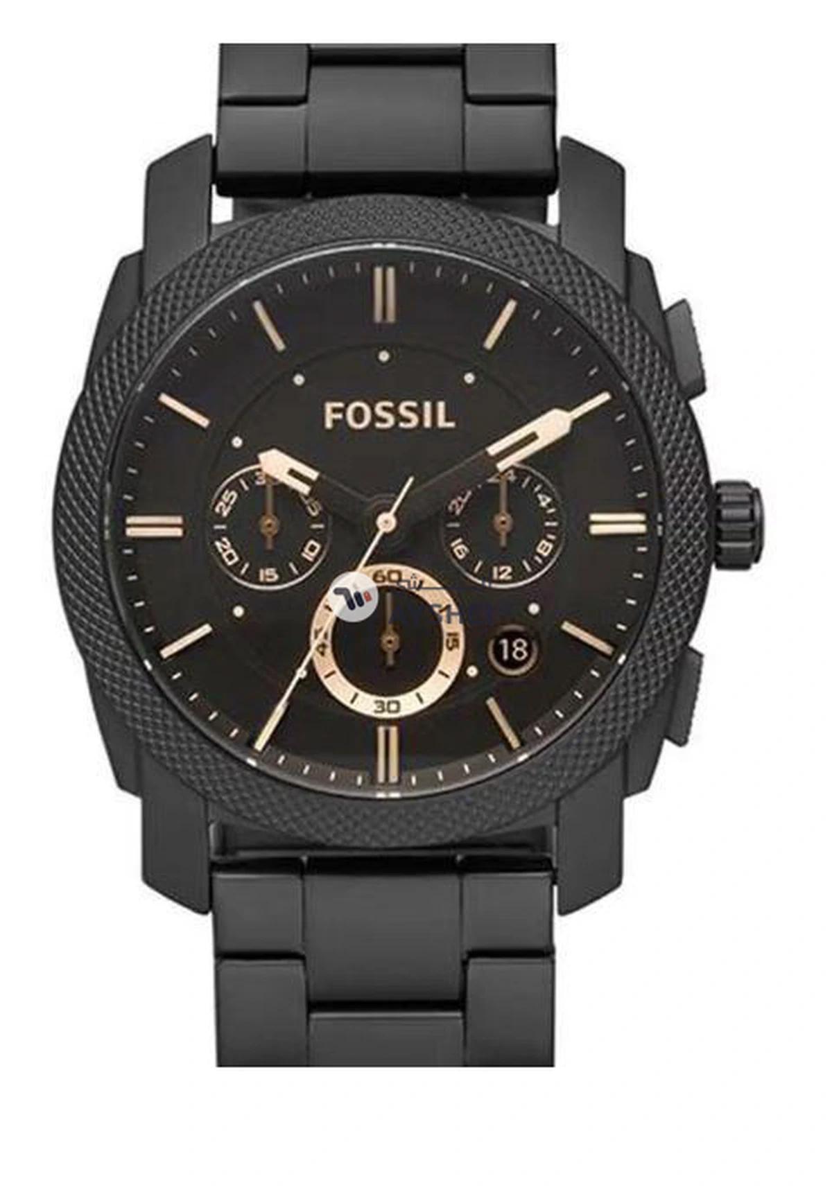 FOSSIL Men's Stainless Steel Analog Watch FS4682 - 42 Mm - Black-6-6