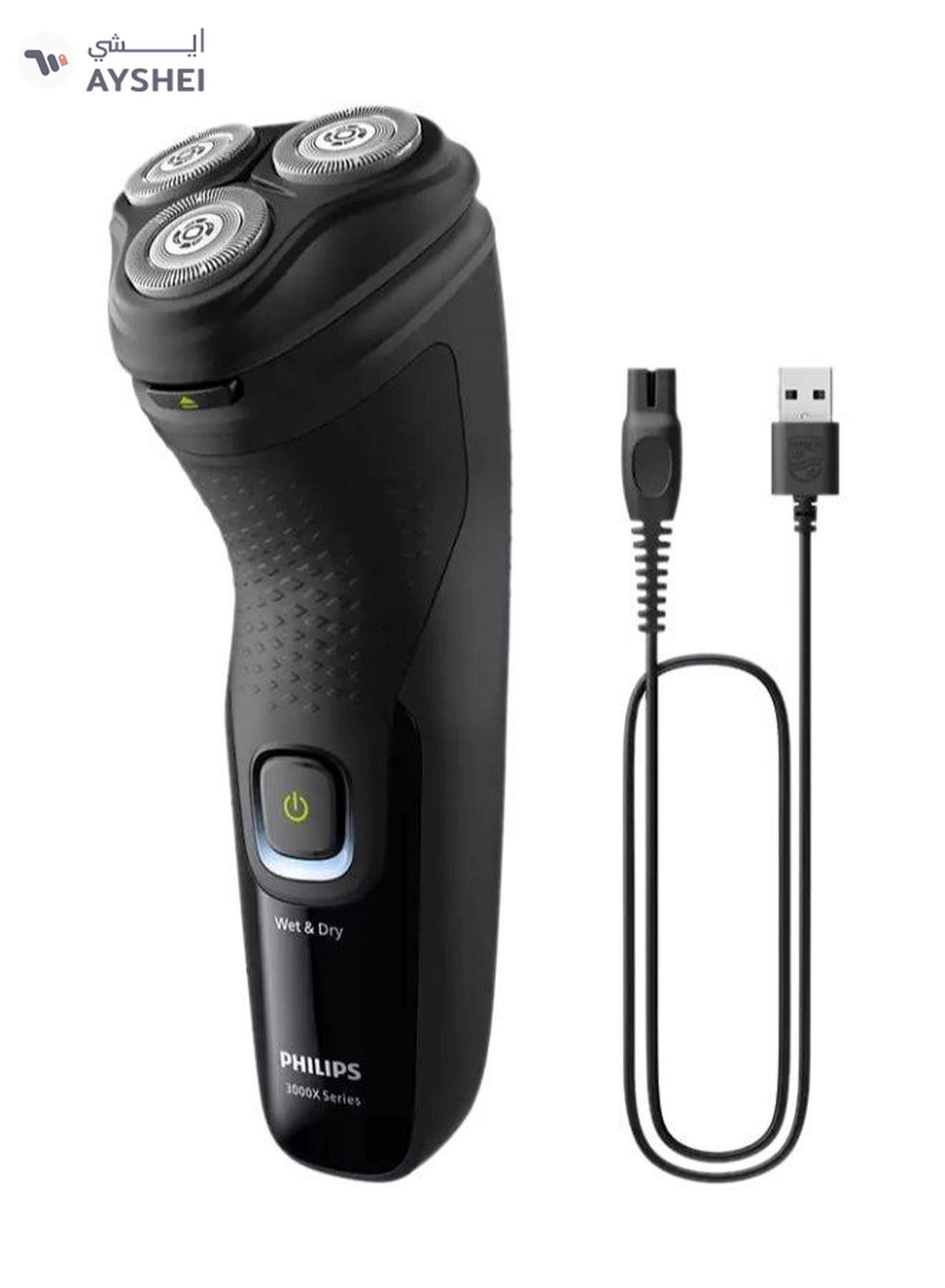 Philips Wet And Dry Electric Shaver 3000X Series X3021/00 Black-5-5