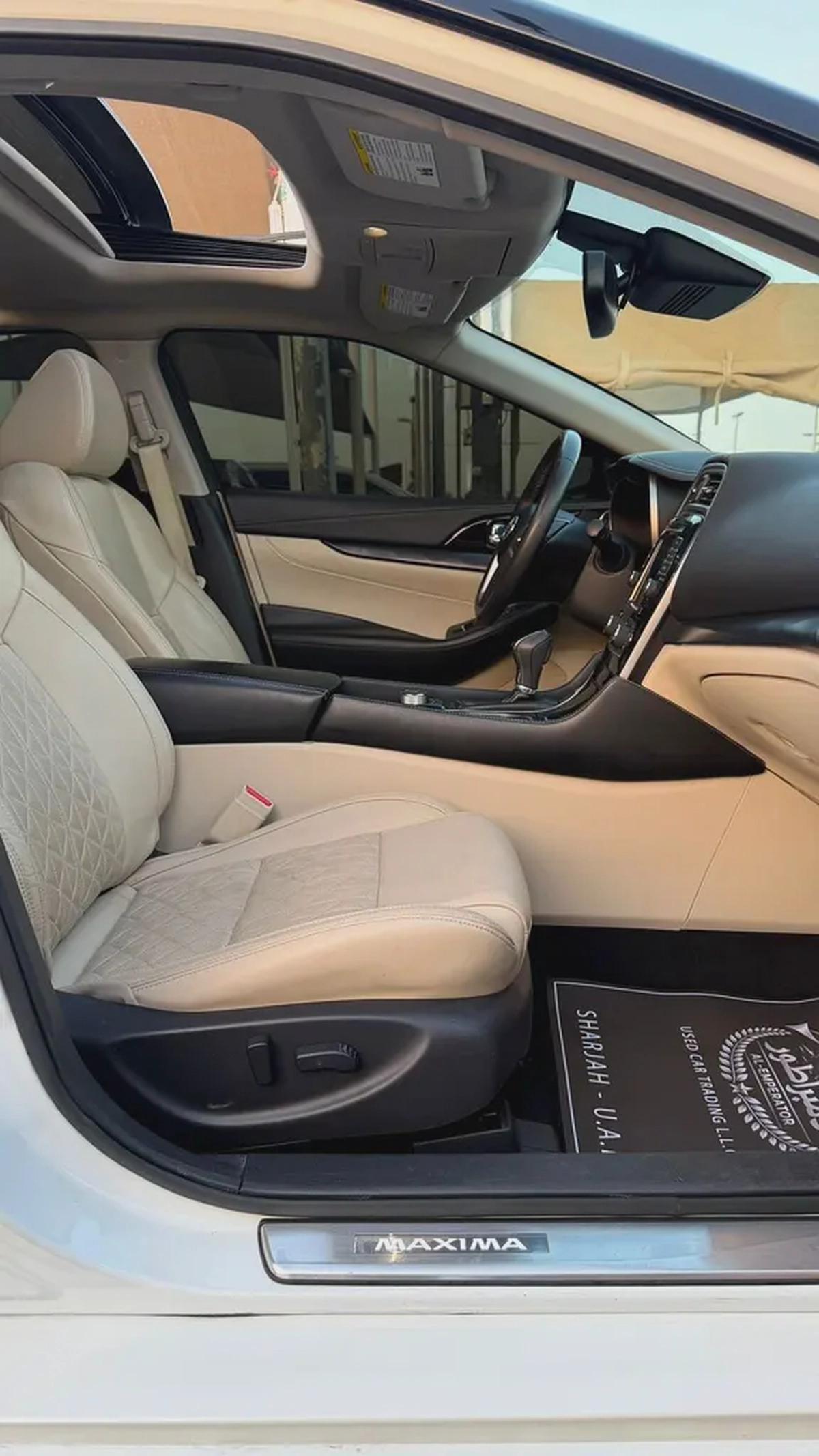 نيسان ماكسيما PLATINUM موديل 2021 وارد خمس كاميرات بانوراما فل اوبشن بحاله ممتازه-12-12