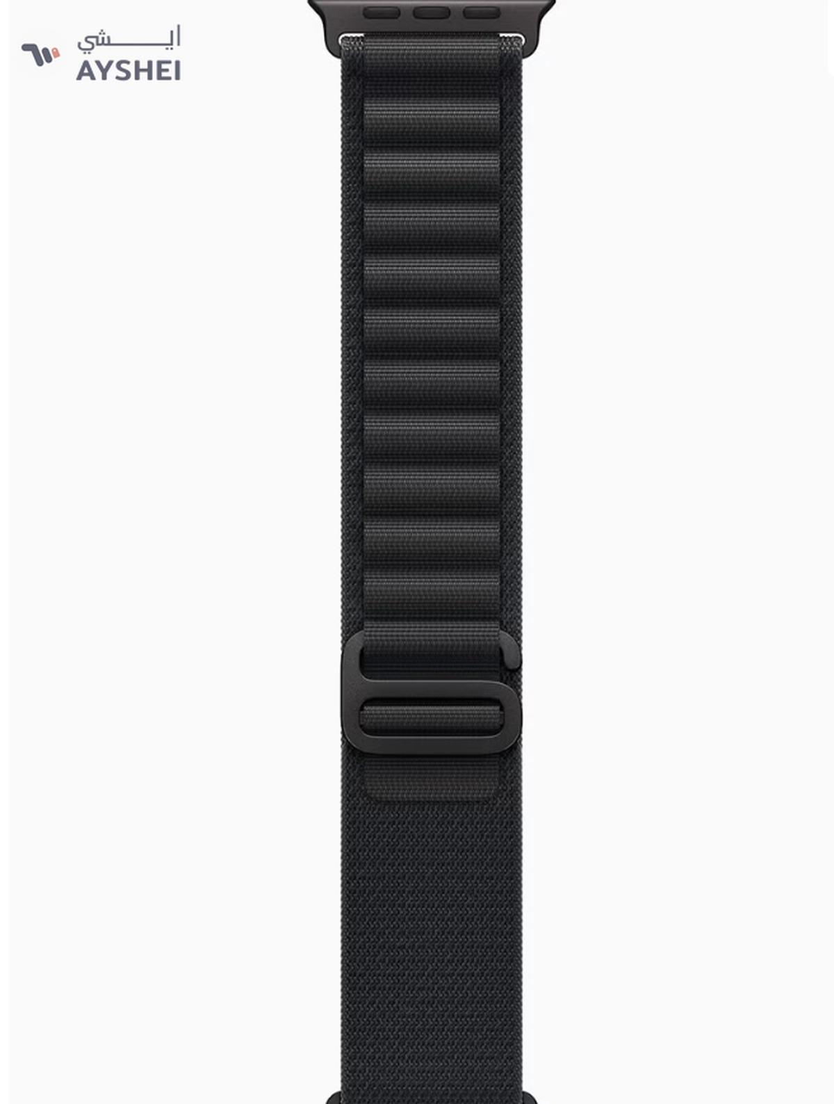 Apple Watch Ultra 3 GPS + Cellular 49mm (TDRA Version) Black Titanium Case With Black Alpine Loop - Large-2-2