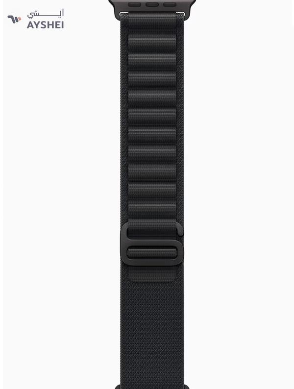 Apple Watch Ultra 3 GPS + Cellular 49mm (TDRA Version) Black Titanium Case With Black Alpine Loop - Large