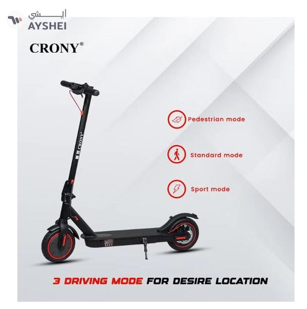 Crony M365 App E-Scooter | 45km/H High-Speed | 25KM Range | 250w Brushless Motor | Rear Disc Brake