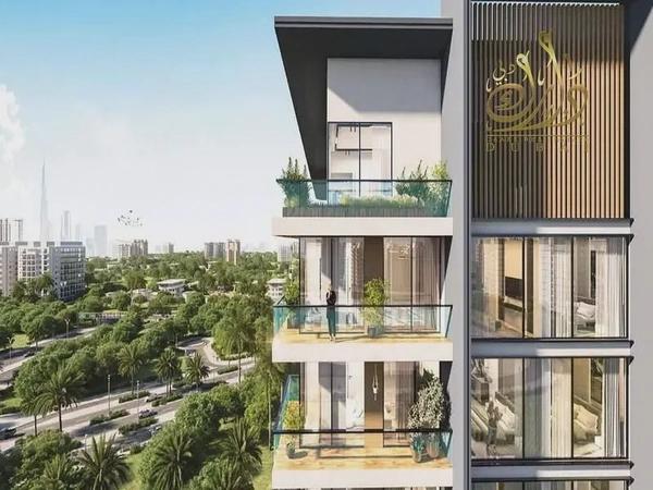 Furnished 1BR Apartment | AUM 99 Residences | Balcony & Park Views