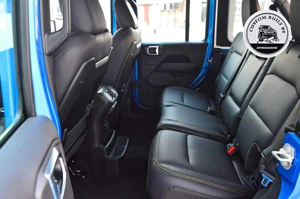 3 YRS DEALER WTY AND 3 YRS SP | 2024 JEEP WRANGLER 4DR SAHARA HYDRO BLUE | ORZ CUSTOM BUILT