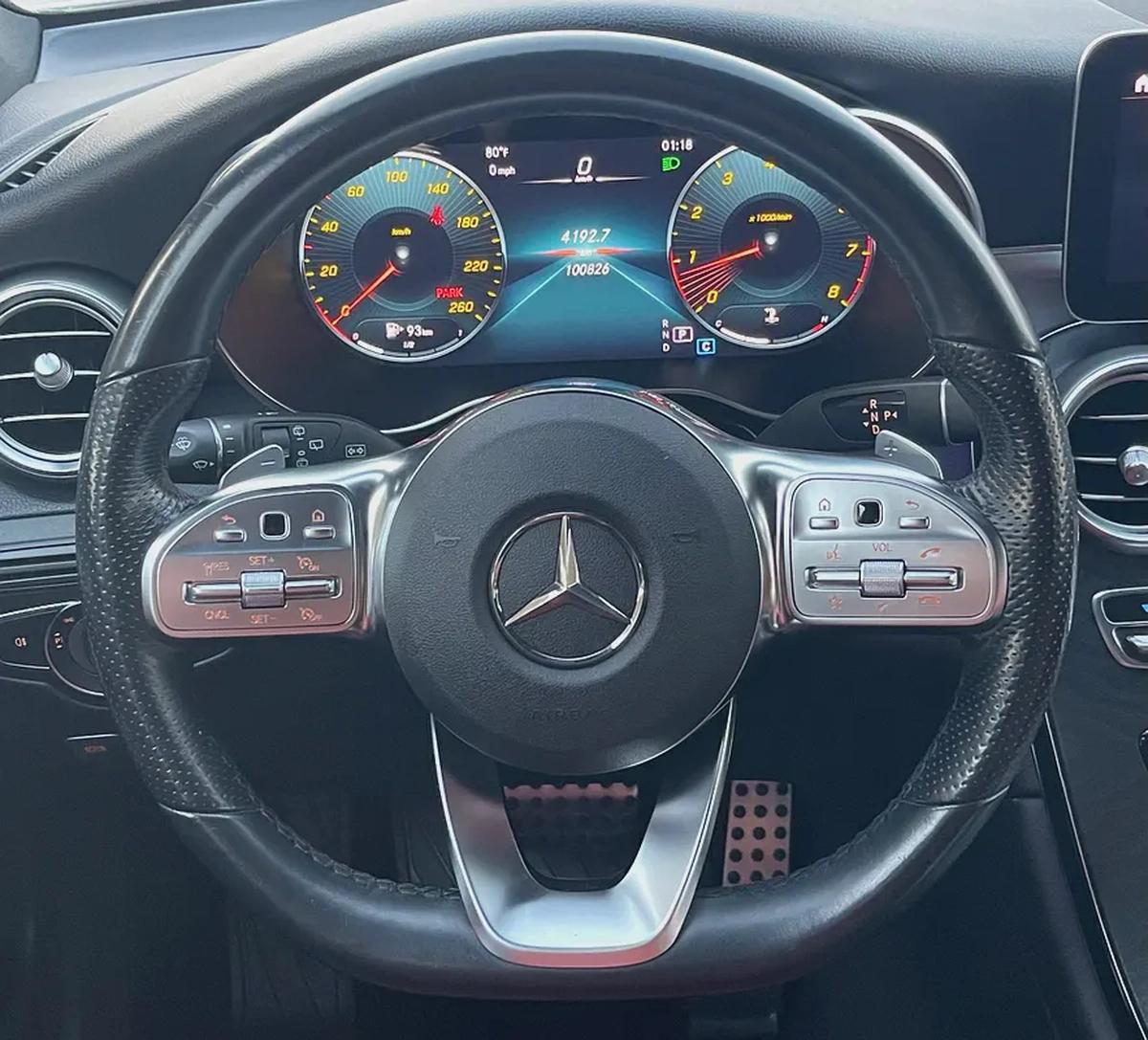 MERCEDES-BENZ - GLC300 - 2021 - V4 - 2,0L - BY TURBO - AMERICAN SPECS VERY GOOD CONDITION-12-12