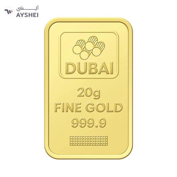 Dubai Gold 20 Grams Gold Bar 24KT
