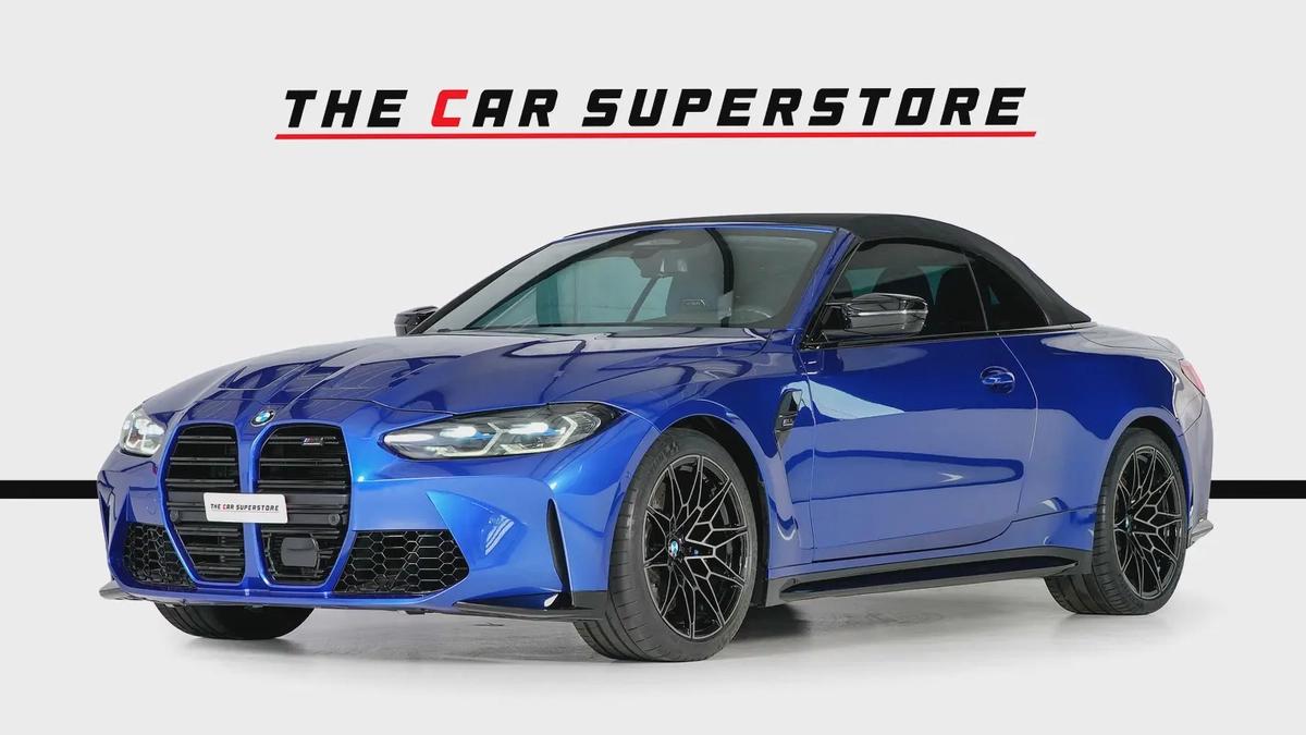 BMW M4 Competition X-Drive Convertible-Special Color-Shadow Line Exterior Look-3-3