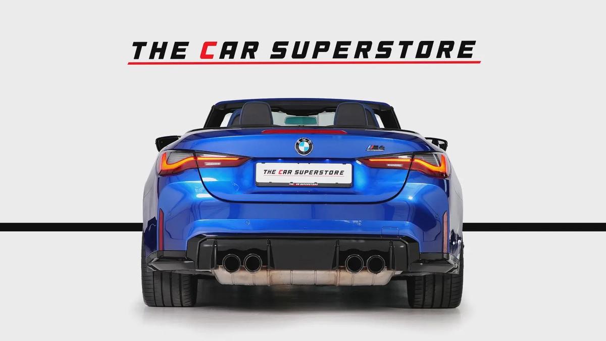 BMW M4 Competition X-Drive Convertible-Special Color-Shadow Line Exterior Look-6-6
