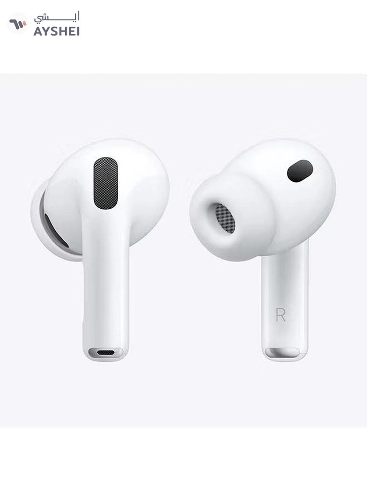 Apple AirPods Pro 3 Wireless Earbuds, Bluetooth Headphones, Active Noise Cancellation, Hearing Test, Hearing Aid,Hearing Protection features, Heart rate sensing during workouts, Live Translation, High-Fidelity Sound, H2 Chip, USB-C Charging - White-2-2