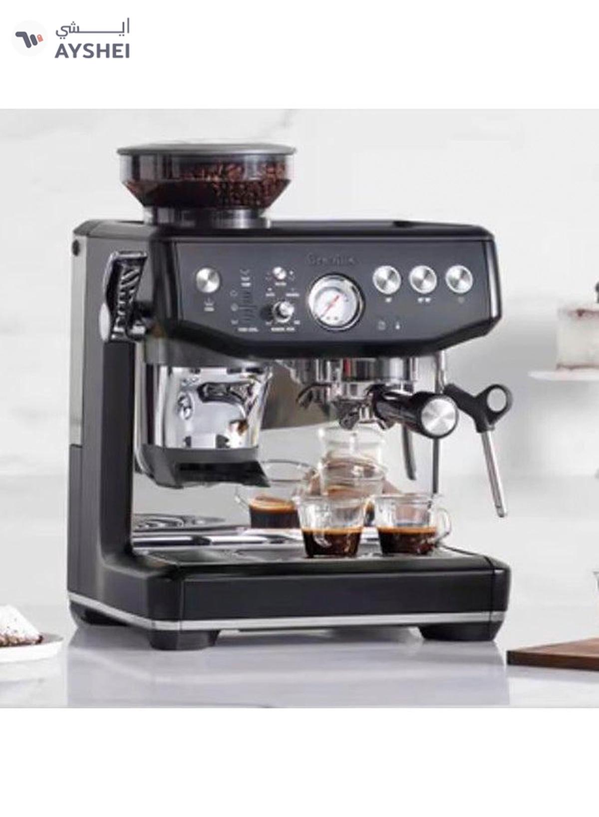 Breville The Barista Express Impress Coffee Maker 2.0 L 1850.0 W BES876BTR Black Truffle-0-portrait