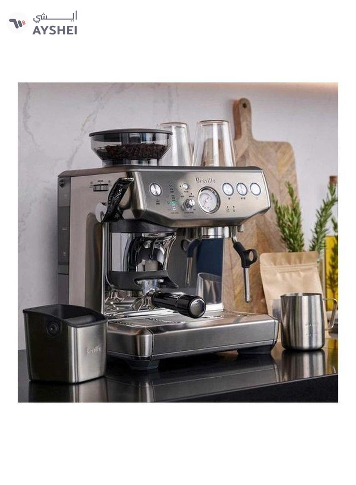 Breville The Barista Express Impress Coffee Maker 2.0 L 1850.0 W BES876BTR Black Truffle-3-3