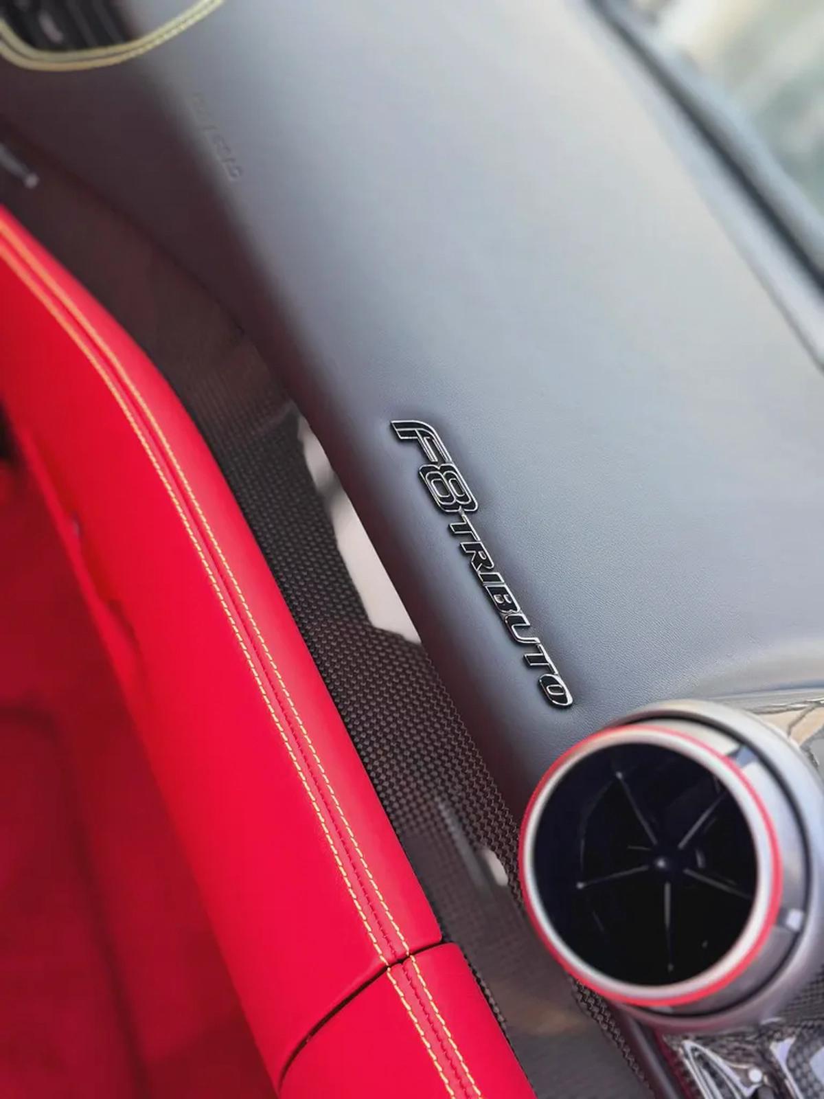 Ferrari F8 TRIBUTO 2022 low mileage full carbon full service history-15-15