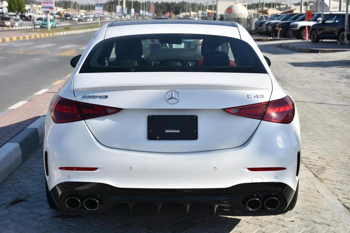 MERCEDES BENZ AMG C43 2023 | WHITE-4-4