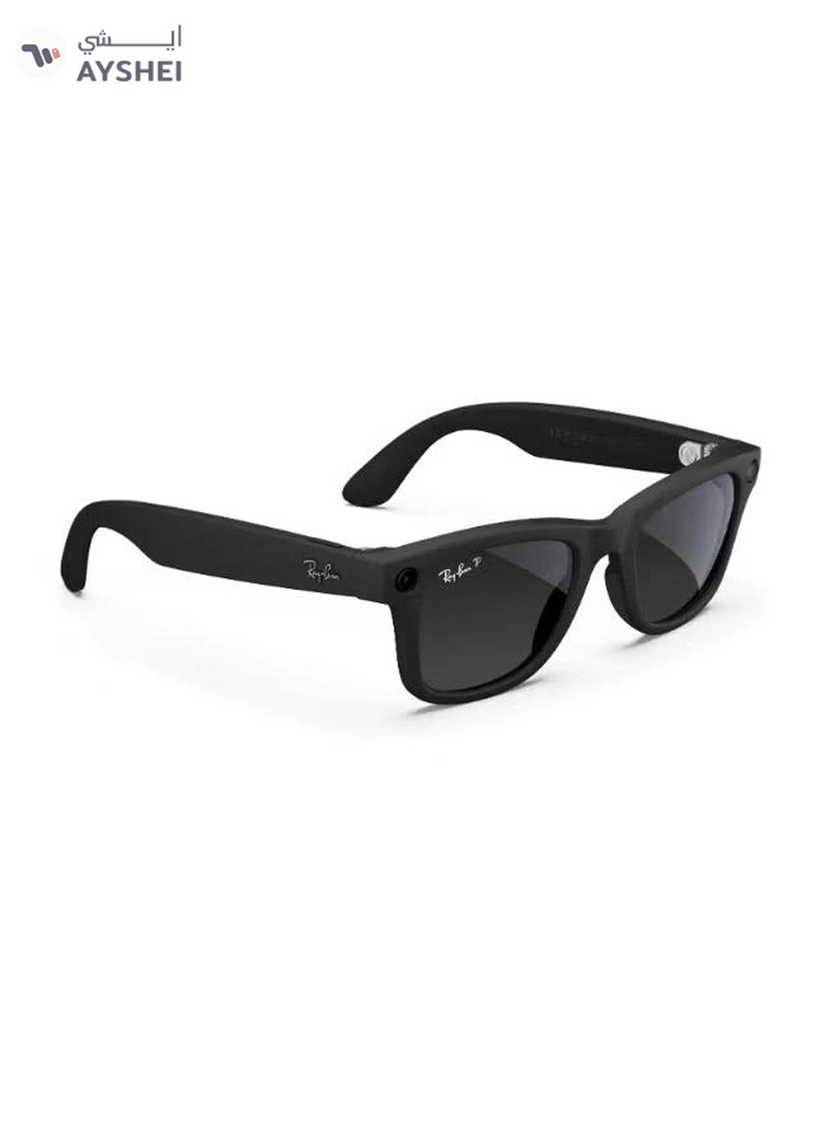 RAY-BAN Wayfarer (Gen 2) Matte Black Frame, Large, Size 53, MATTE BLACK POLAR GRADIENT GRAPHITE-5-5