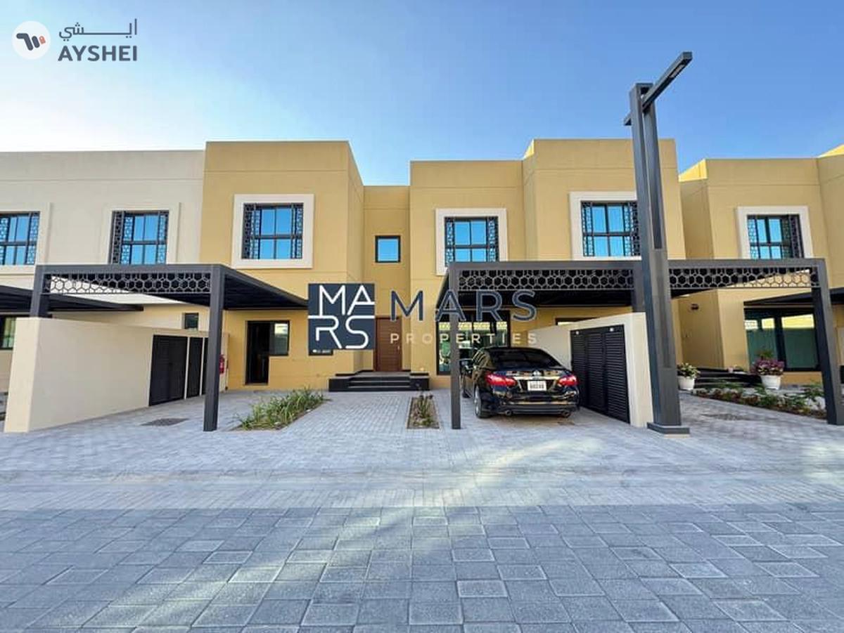 Brand new four bedrooms villa is available for rent in Sharjah sustainable city-0-landscape