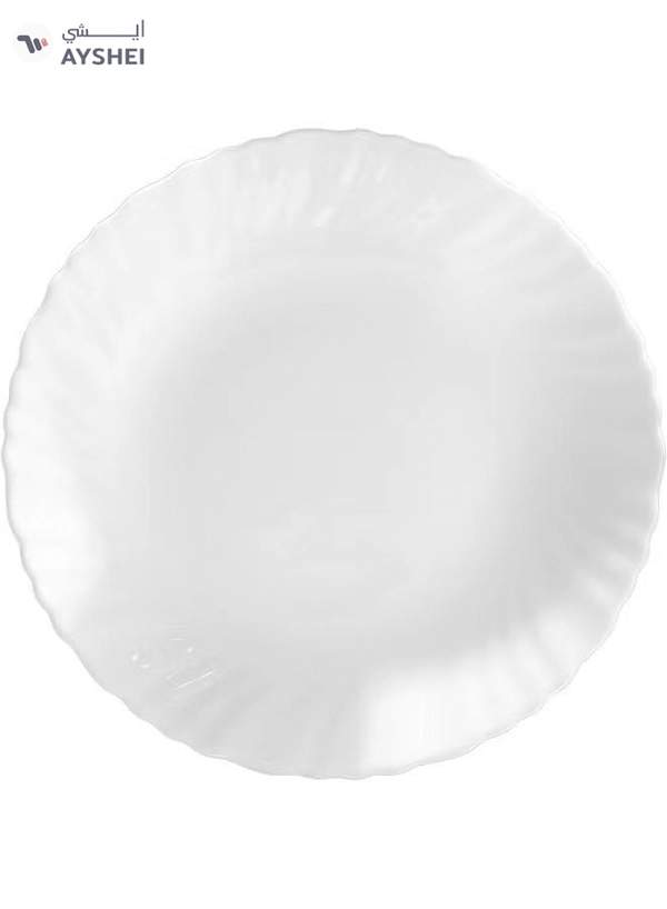 Delcasa DC3298 Opalware Soup Plate, White, 8.5-Inch Size