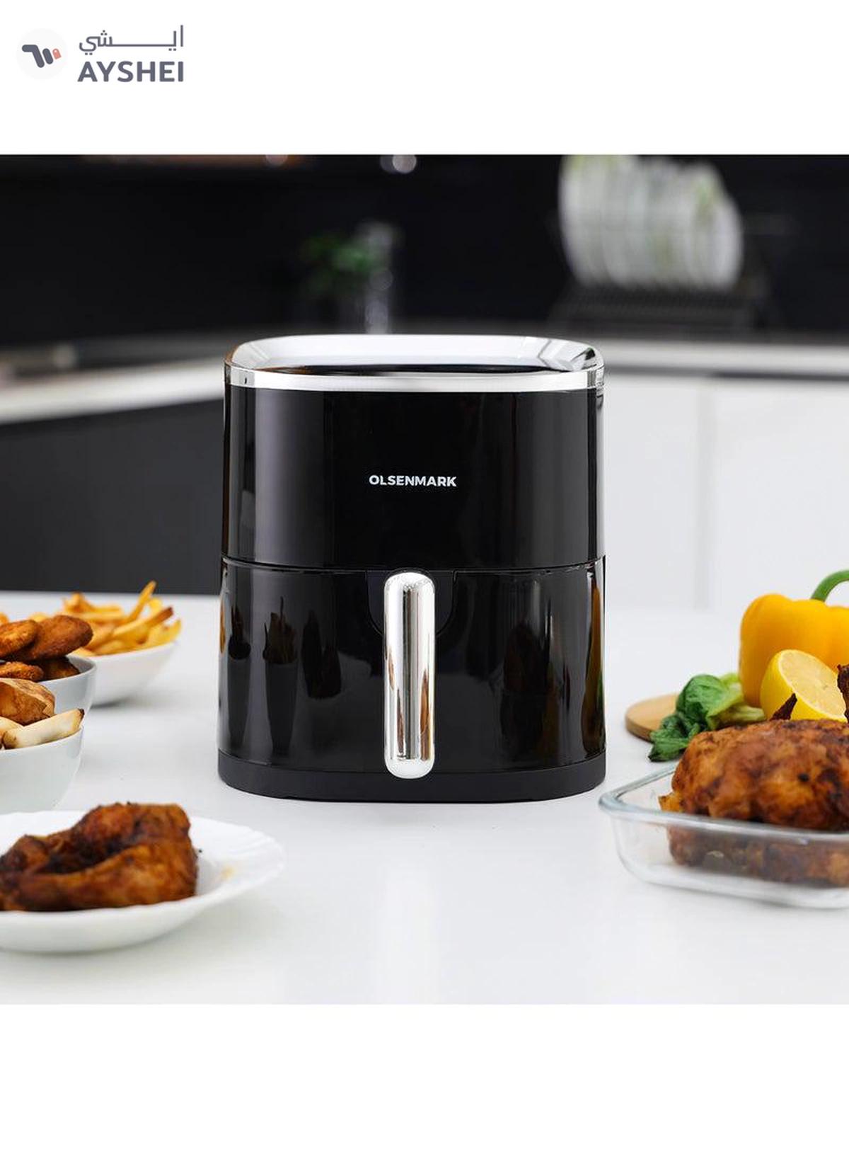Olsenmark 3.5L Digital Air Fryer – Oil-Free Healthy Cooking with Non-Stick Pot & Tray-2-2
