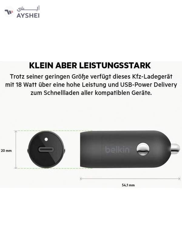 belkin USB Car Charger With Lightning USB To Cable