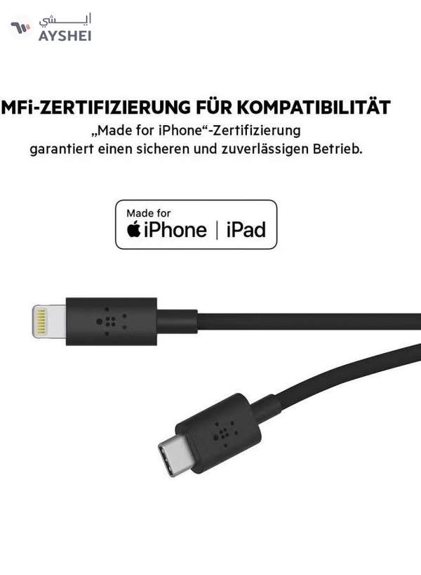 belkin USB Car Charger With Lightning USB To Cable