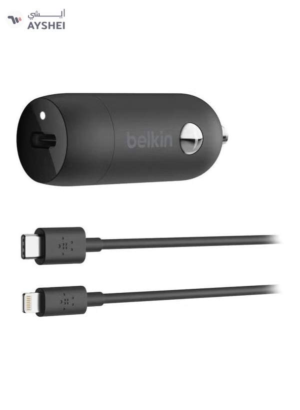 belkin USB Car Charger With Lightning USB To Cable