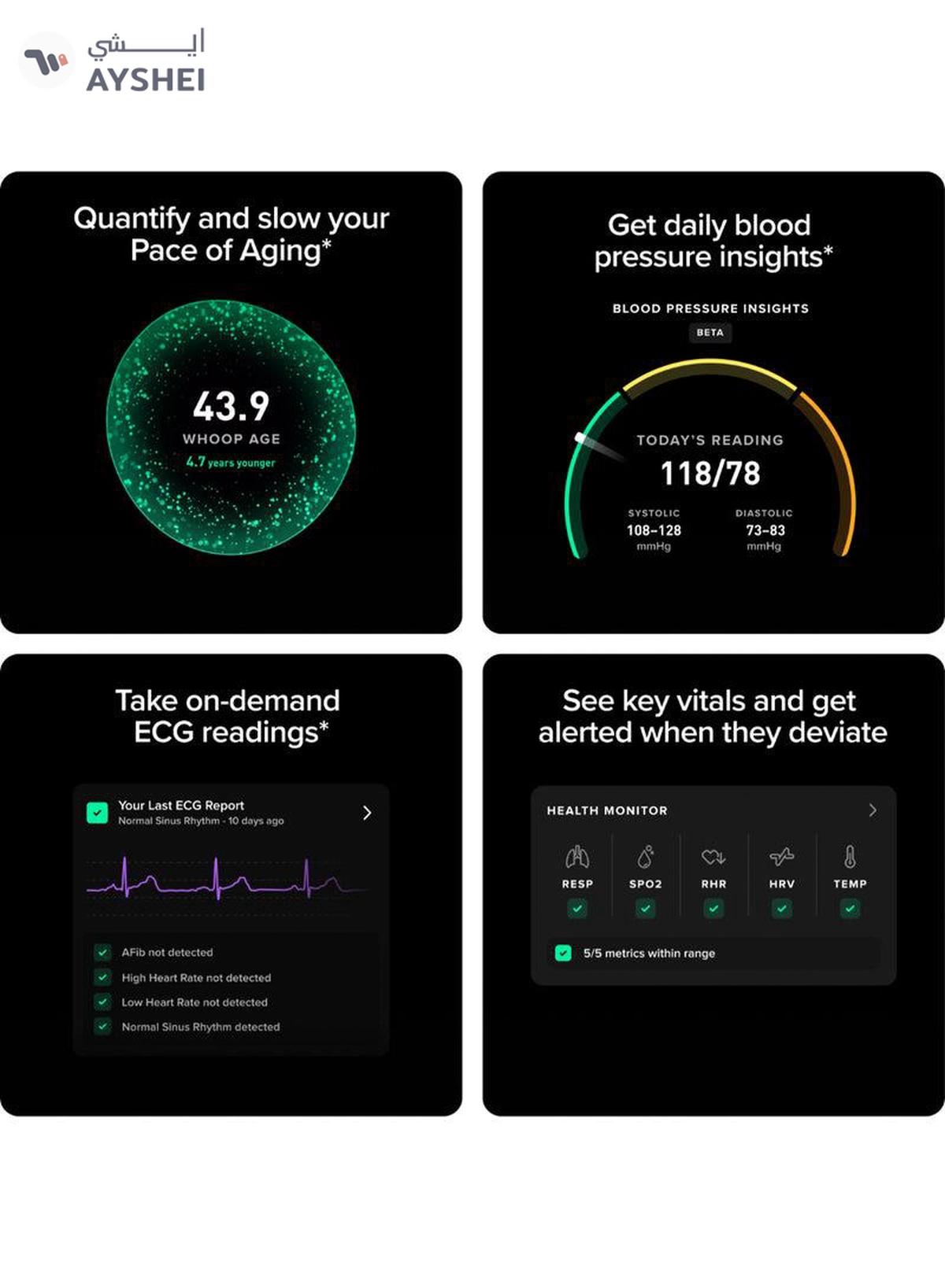 WHOOP Life – 12-Month Membership – 5.0/MG-5-5